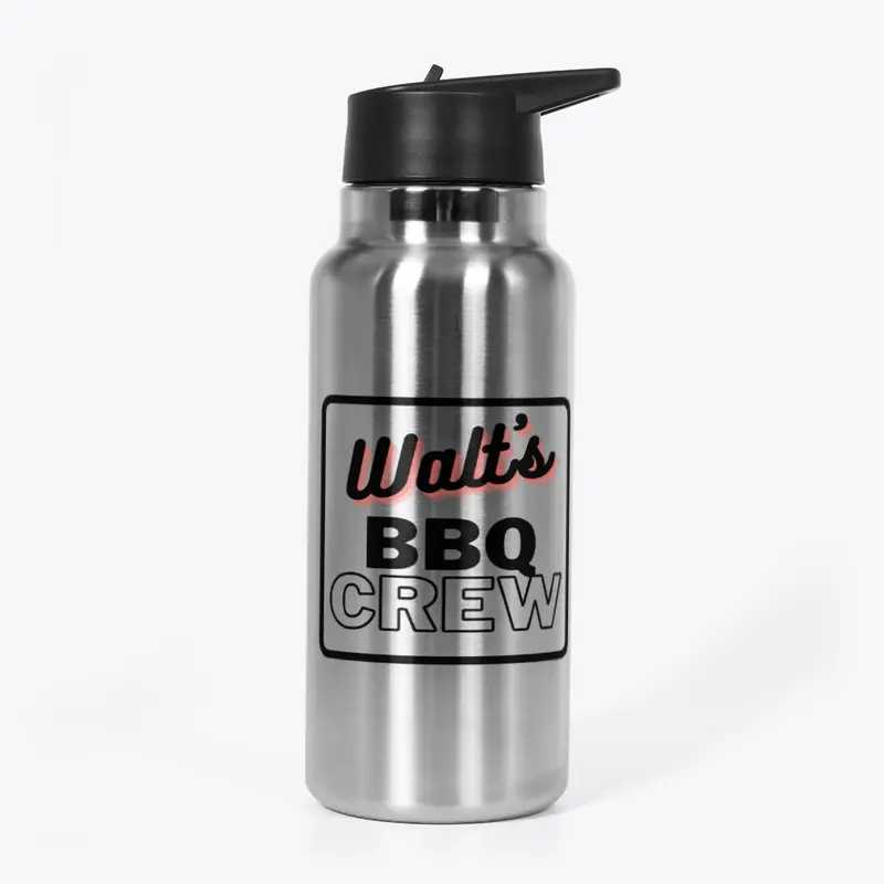 Walt's BBQ Crew Water Bottle 